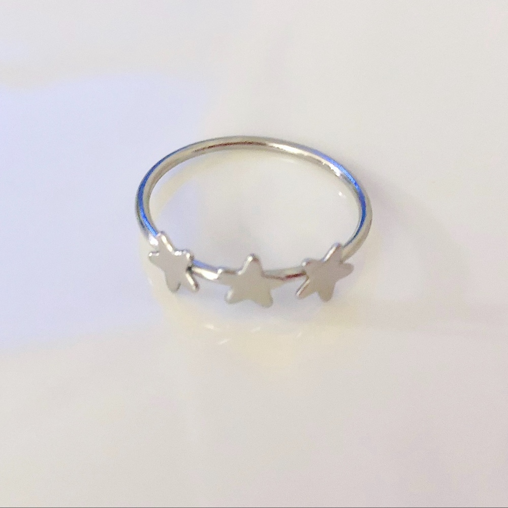 TOBI: SET OF FOUR SILVER RINGS💍 - Picture 4 of 5